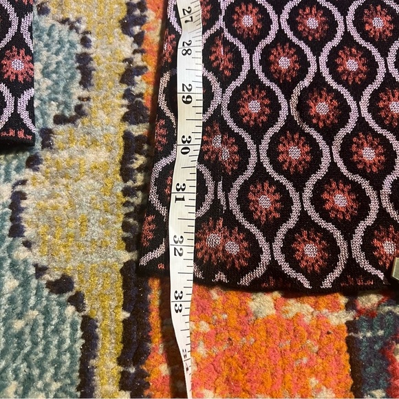 Mango Retro-print pants women’s XL - Picture 4 of 7